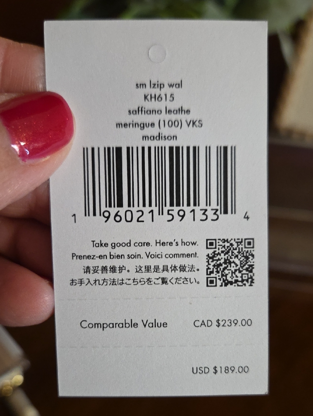 Kate Spade Madison Small L-Zip Wallet NWT - Picture 10 of 10
